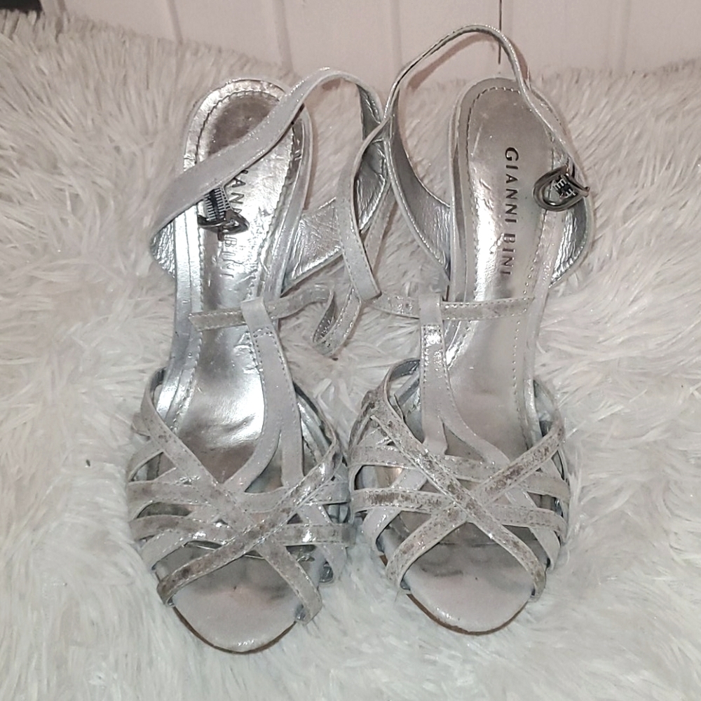 Silver heels